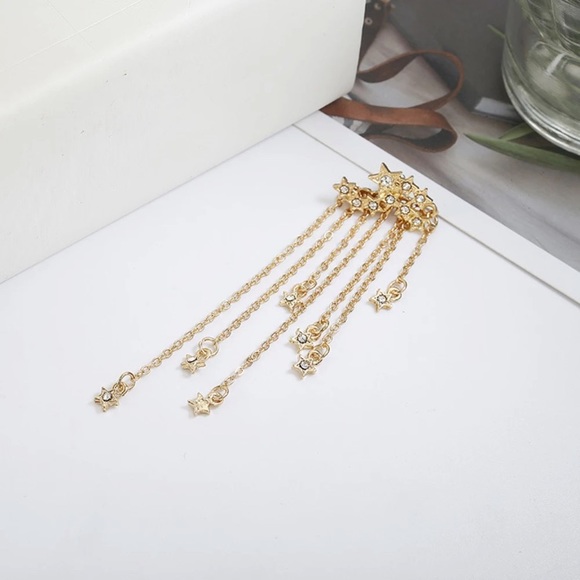 “Shooting Stars” Space Galactic Dangle Earring - Picture 8 of 9